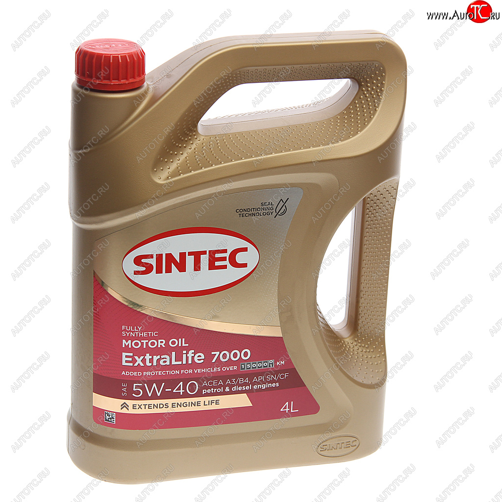 2 179 р. Масло моторное ExtraLife 7000 A3B4 5W40 синт.4л SINTEC SINTEC 600254  с доставкой в г. Керчь