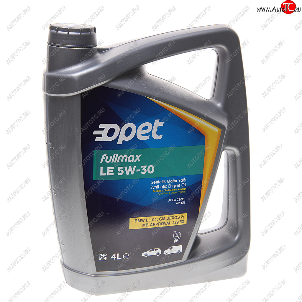 3 099 р. Масло моторное FULLMAX LE 5W30 синт.4л OPET OPET 601215063  с доставкой в г. Керчь