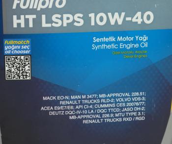 16 999 р. Масло дизельное FULLPRO HT LSPS 10W40 синт.20л OPET OPET 601215254  с доставкой в г. Керчь. Увеличить фотографию 2