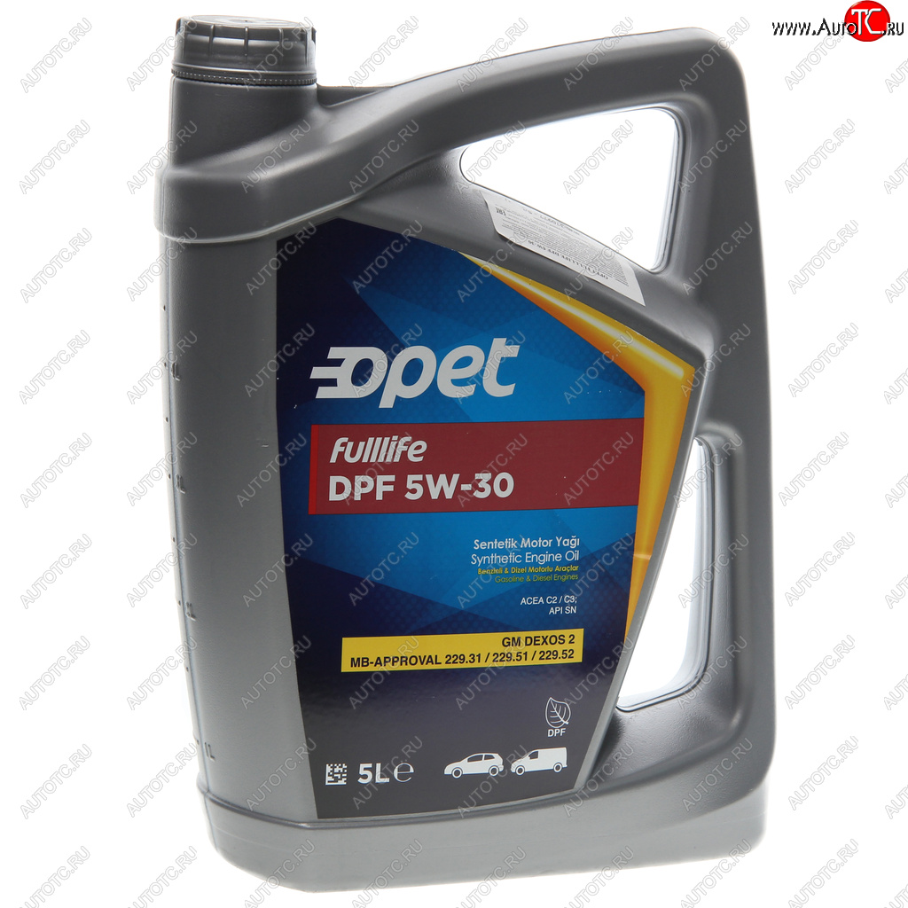 4 099 р. Масло моторное FULLLIFE DPF  5W30 синт.5л OPET OPET 601370977  с доставкой в г. Керчь
