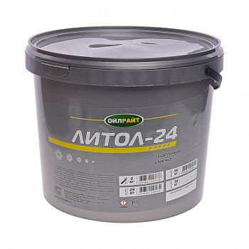 1 869 р. Смазка ЛИТОЛ-24 5кг OIL RIGHT OIL RIGHT 6051  с доставкой в г. Керчь. Увеличить фотографию 1