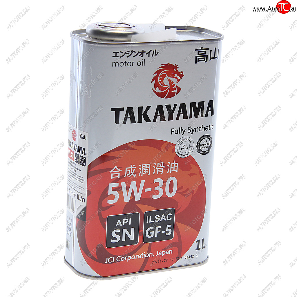 889 р. Масло моторное Adaptec SNGF-5 5W30 синт.1л TAKAYAMA TAKAYAMA 605584  с доставкой в г. Керчь