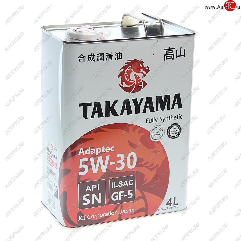 2 699 р. Масло моторное Adaptec SNGF-5 5W30 синт.4л TAKAYAMA TAKAYAMA 605585  с доставкой в г. Керчь