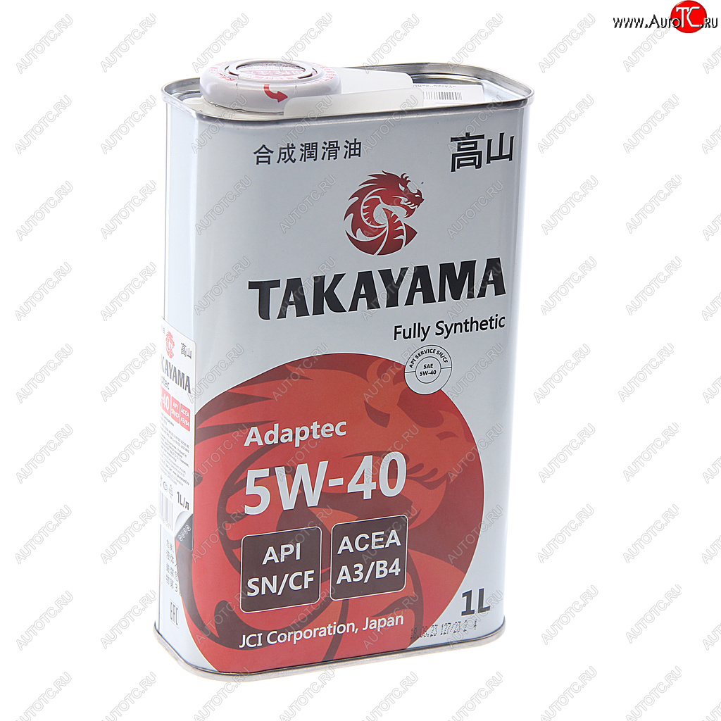 939 р. Масло моторное Adaptec SNCF 5W40 синт.1л TAKAYAMA TAKAYAMA 605586  с доставкой в г. Керчь