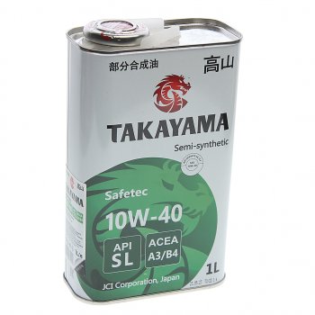 789 р. Масло моторное Safetec A3B4 10W40 псинт.1л TAKAYAMA TAKAYAMA 605590  с доставкой в г. Керчь. Увеличить фотографию 1