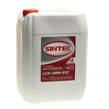 2 559 р. Антифриз красный -40C 10кг G12+ LUXE SINTEC SINTEC 614504  с доставкой в г. Керчь. Увеличить фотографию 1