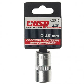 85 р. Головка торцевая 1/2 16мм USP USP 62046 USP 62046  с доставкой в г. Керчь. Увеличить фотографию 1