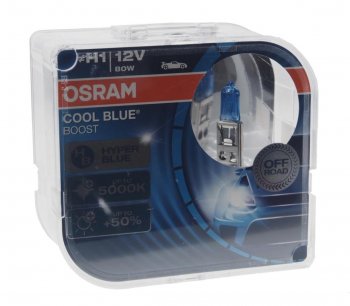 1 599 р. Лампа 12V H1 80W P14.5s бокс (2шт.) Cool Blue Boost OSRAM OSRAM 62150сbb-hcb  с доставкой в г. Керчь. Увеличить фотографию 1