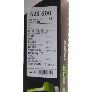 1 329 р. Щетка стеклоочистителя MAN 600мм Opti Blade VALEO VALEO 628600  с доставкой в г. Керчь. Увеличить фотографию 4