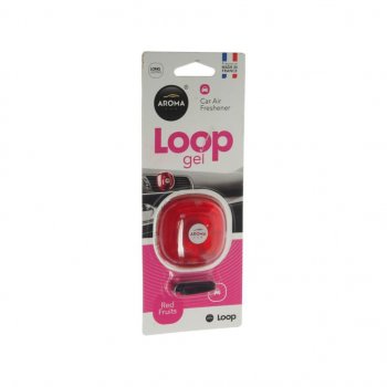 299 р. Ароматизатор на дефлектор гелевый (красные фрукты) Loop AROMA CAR AROMA CAR 63115  с доставкой в г. Керчь. Увеличить фотографию 1