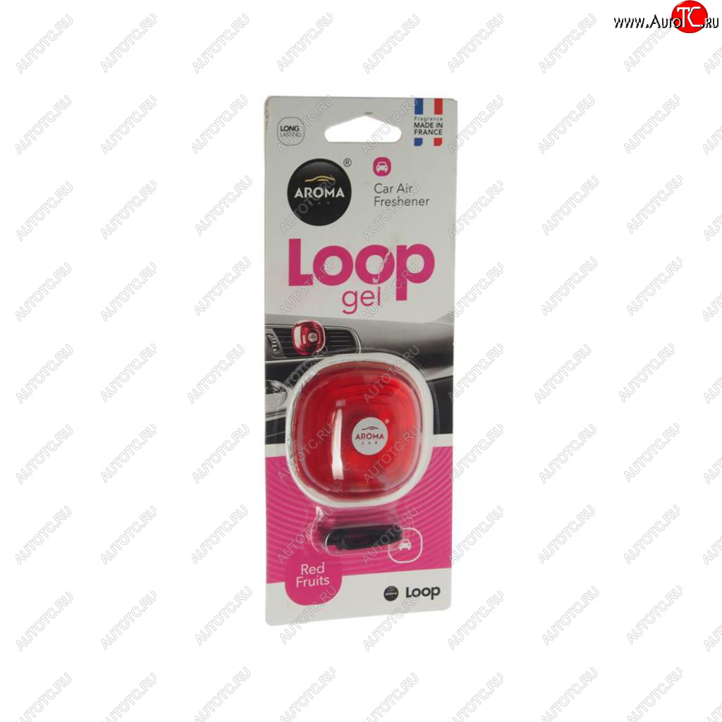 299 р. Ароматизатор на дефлектор гелевый (красные фрукты) Loop AROMA CAR AROMA CAR 63115  с доставкой в г. Керчь