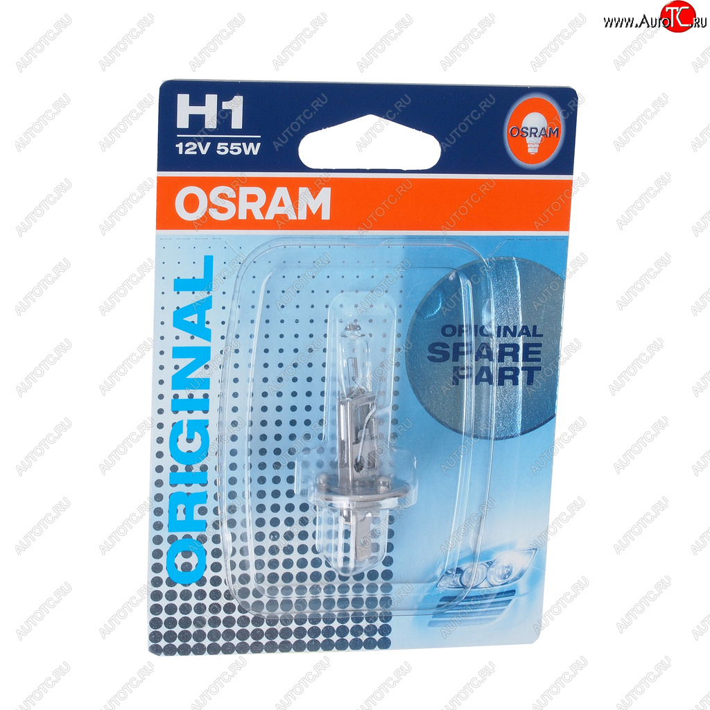 253 р. Лампа 12V H1 55W P14.5s блистер (1шт.) OSRAM OSRAM 64150-01b  с доставкой в г. Керчь