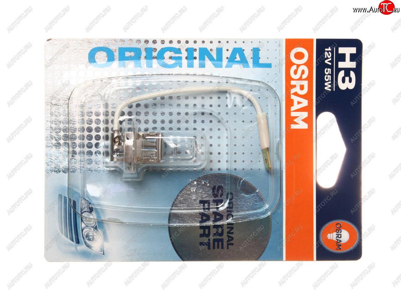 277 р. Лампа 12V H3 55W PK22s блистер (1шт.) OSRAM OSRAM 64151-01b  с доставкой в г. Керчь
