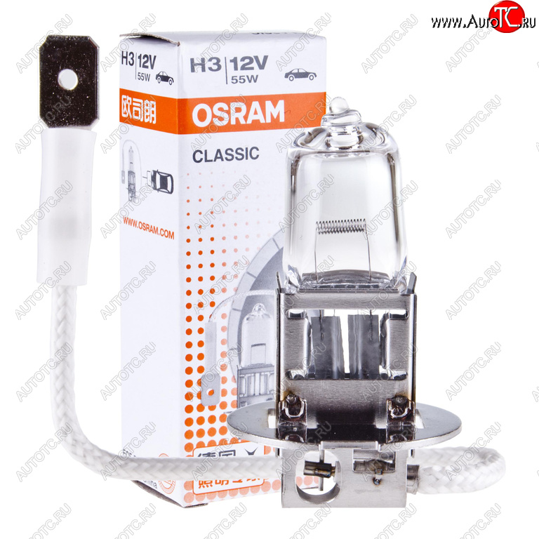 120 р. Лампа 12V H3 55W PK22s OSRAM OSRAM 64151clc  с доставкой в г. Керчь