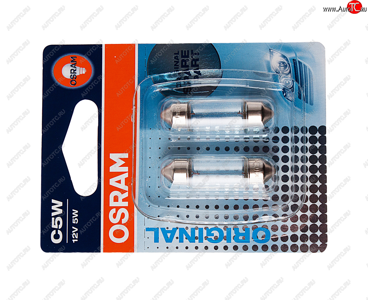 181 р. Лампа 12V C5W SV8.5-8 блистер (2шт.) OSRAM OSRAM 6418-02b  с доставкой в г. Керчь