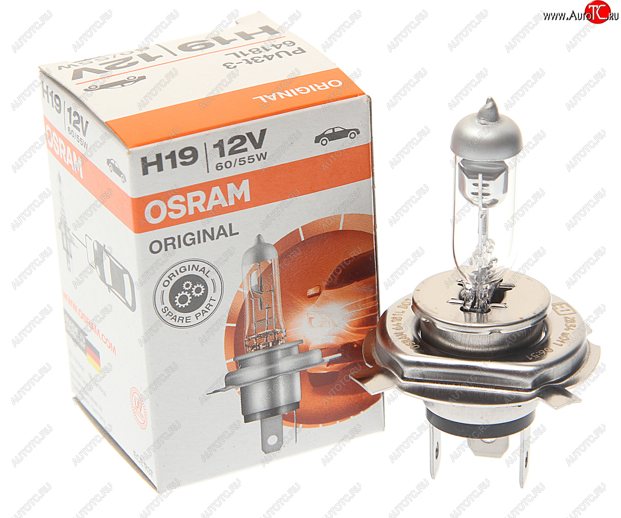 779 р. Лампа 12V H19 6055W PU43t-3 OSRAM OSRAM 64181l  с доставкой в г. Керчь