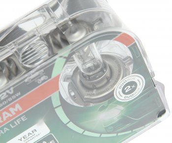 1 069 р. Лампа 12V H4 6055W P43t бокс (2шт.) Ultra Life OSRAM OSRAM 64193ult-hcb  с доставкой в г. Керчь. Увеличить фотографию 2