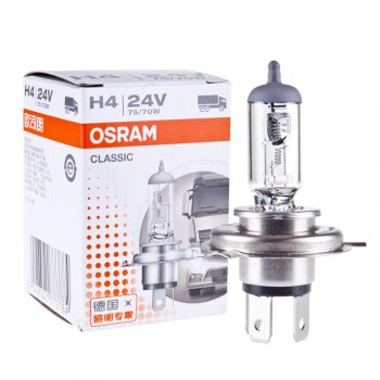 230 р. Лампа 24V H4 7570W P43t-38 OSRAM OSRAM 64196clc  с доставкой в г. Керчь. Увеличить фотографию 1