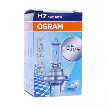 459 р. Лампа 12V H7 55W PX26d +30% Super OSRAM OSRAM 64210sup  с доставкой в г. Керчь. Увеличить фотографию 2