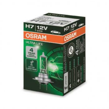 559 р. Лампа 12V H7 55W PX26d Ultra Life OSRAM OSRAM 64210ult  с доставкой в г. Керчь. Увеличить фотографию 1