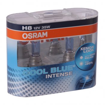 3 289 р. Лампа 12V H8 35W PGJ19-1 бокс (2шт.) Cool Blue Intense OSRAM OSRAM 64212cbi-hcb  с доставкой в г. Керчь. Увеличить фотографию 1
