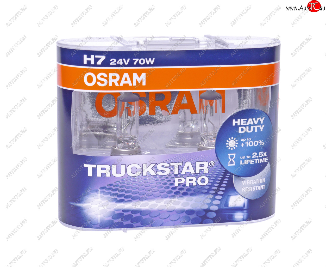1 779 р. Лампа 24V H7 70W PX26d +100% бокс (2шт.) Truckstar Pro OSRAM OSRAM 64215tsp-hcb  с доставкой в г. Керчь