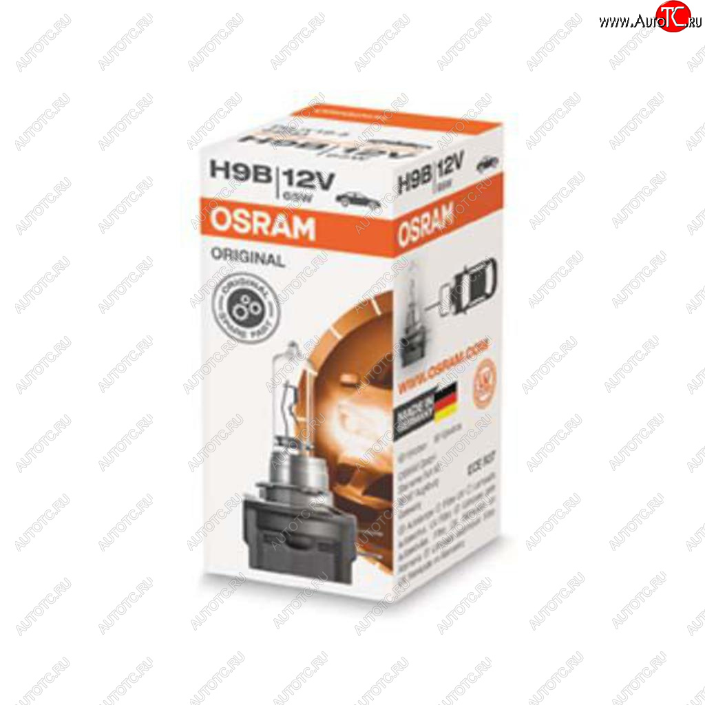 1 879 р. Лампа 12V H9B 65W PGJY19-5 2100лм OSRAM OSRAM 64243  с доставкой в г. Керчь