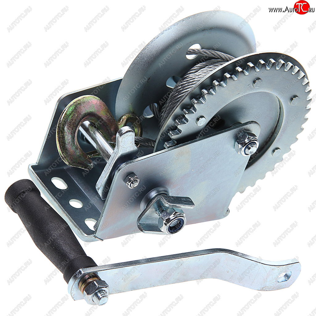 3 859 р. Лебедка барабанная 0.7т L=4.5м тросовая FIT FIT 64651  с доставкой в г. Керчь