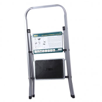 2 379 р. Лестница-стремянка 2 ступени стальная FIT FIT 65381 FIT 65381  с доставкой в г. Керчь. Увеличить фотографию 3