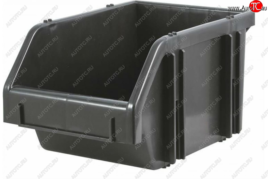 439 р. Лоток складской 350х210х160мм черный FIT FIT 65695  с доставкой в г. Керчь