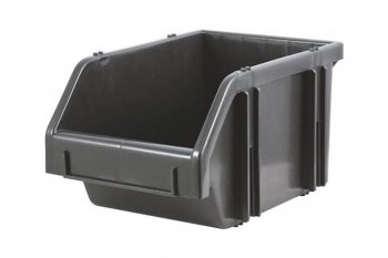 789 р. Лоток складской 490х310х190мм черный FIT FIT 65696  с доставкой в г. Керчь. Увеличить фотографию 1
