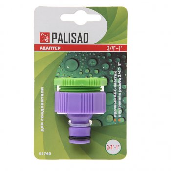 95 р. Адаптер 34 - 1 внутренняя резьба PALISAD PALISAD 65740  с доставкой в г. Керчь. Увеличить фотографию 1