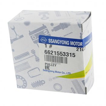 6 349 р. Шкив SSANGYONG Actyon (06-),Kyron (05-),Rexton (02-),Rodius (04-) (D2027) генератора OE SSANGYONG 6621553315  с доставкой в г. Керчь. Увеличить фотографию 2