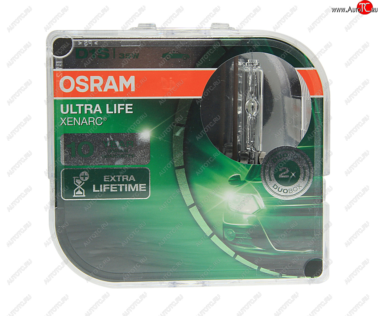 10 199 р. Лампа ксеноновая D2S 35W P32d-2 4300K 85V 3200лм бокс (2шт.) Ultra Life OSRAM OSRAM 66240ult-hcb OSRAM 66240ult-hcb  с доставкой в г. Керчь