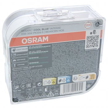13 999 р. Лампа ксеноновая D3S 35W PK32d-5 +150% 6200K 42V 3200лм бокс (2шт.) Cool Blue Intense NextGen OSRAM OSRAM 66340cbn-hcb OSRAM 66340cbn-hcb  с доставкой в г. Керчь. Увеличить фотографию 2