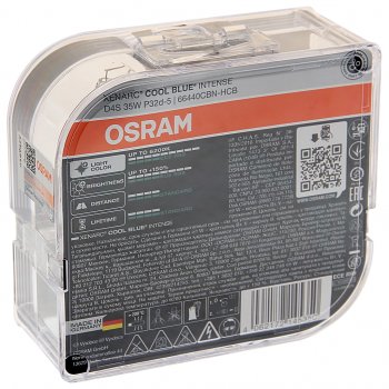 12 999 р. Лампа ксеноновая D4S 35W P32d-5 +150% 6200K 42V 3200лм бокс (2шт.) Cool Blue Intense NextGen OSRAM OSRAM 66440cbn-hcb OSRAM 66440cbn-hcb  с доставкой в г. Керчь. Увеличить фотографию 2