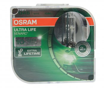 13 249 р. Лампа ксеноновая D4S 35W P32d-5 4300K 42V 3200лм бокс (2шт.) Ultra Life OSRAM OSRAM 66440ult-hcb  с доставкой в г. Керчь. Увеличить фотографию 1