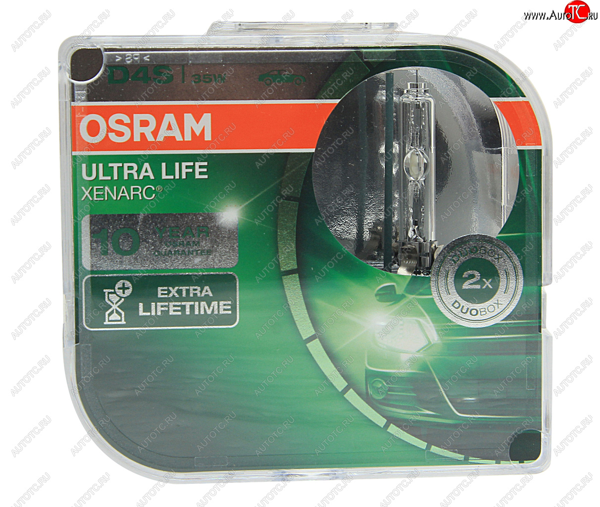 13 249 р. Лампа ксеноновая D4S 35W P32d-5 4300K 42V 3200лм бокс (2шт.) Ultra Life OSRAM OSRAM 66440ult-hcb  с доставкой в г. Керчь
