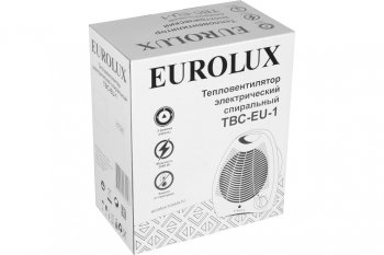 1 239 р. Тепловентилятор бытовой 2.00кВт (20кв.м) настольный белый EUROLUX EUROLUX 6728  с доставкой в г. Керчь. Увеличить фотографию 8