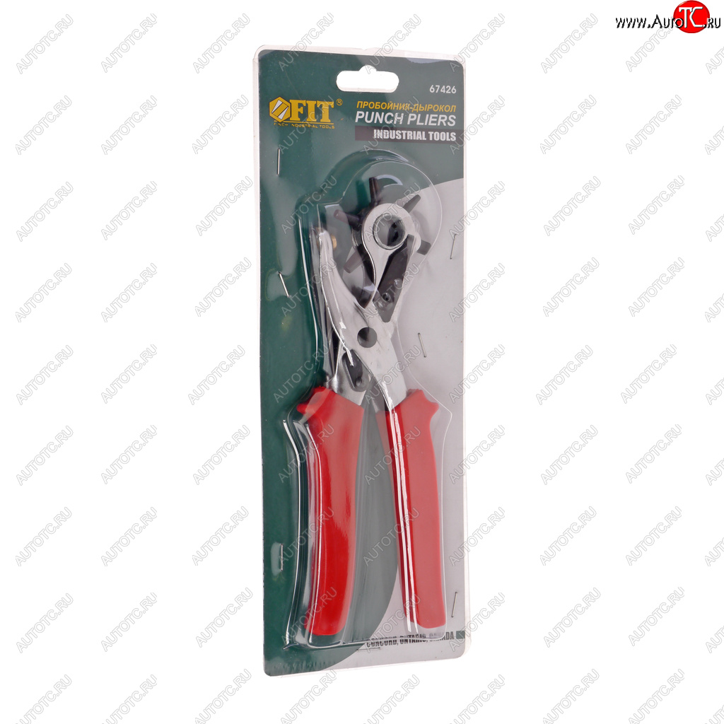 699 р. Дырокол прямой 2-2.5-3-3.5-4-4.5-5мм FIT FIT 67426  с доставкой в г. Керчь