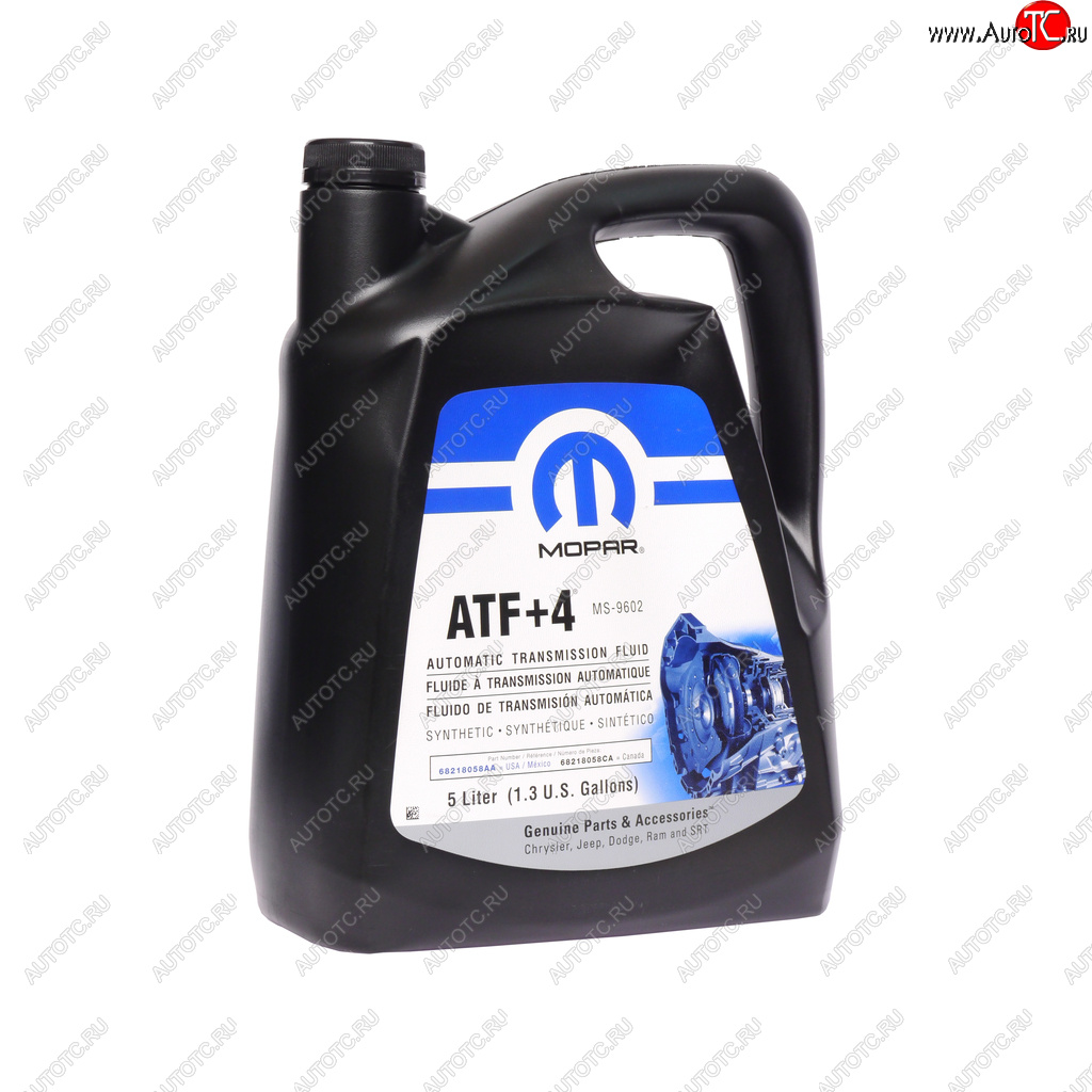7 999 р. Масло трансмиссионное ATF для АКПП MS-9602 CHRYSLER 5л MOPAR MOPAR 68218058ac  с доставкой в г. Керчь
