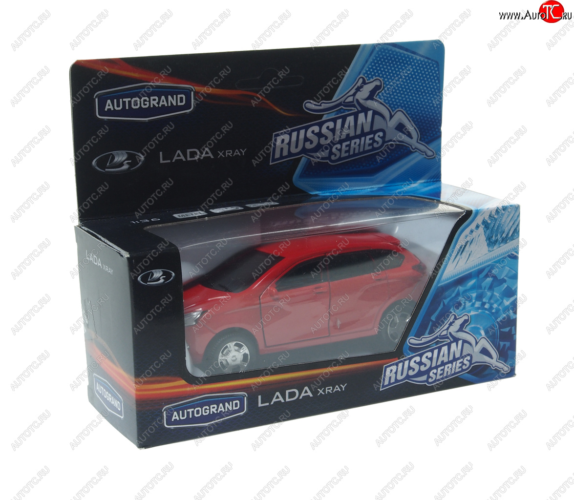 499 р. Модель автомобиля ЛАДА X-Ray металлическая AUTOGRAND AUTOGRAND 68266  с доставкой в г. Керчь