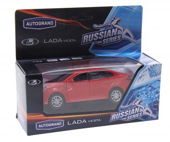 639 р. Модель автомобиля ЛАДА Vesta металлическая AUTOGRAND AUTOGRAND 6833868330 AUTOGRAND 6833868330  с доставкой в г. Керчь. Увеличить фотографию 1