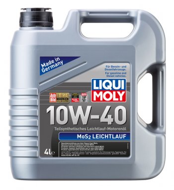 6 399 р. Масло моторное MoS2 LEICHTLAUF 10W40 псинт.4л LIQUI MOLY LIQUI MOLY 6948  с доставкой в г. Керчь. Увеличить фотографию 1