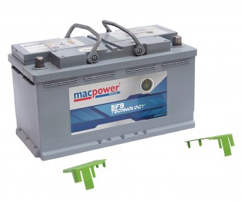 19 899 р. Аккумулятор MACPOWER EFB 100Ач обратная полярность MACPOWER 6ст100(0) smf56633  с доставкой в г. Керчь. Увеличить фотографию 3