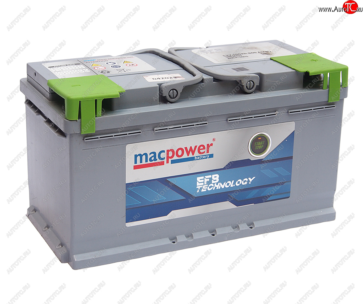 19 899 р. Аккумулятор MACPOWER EFB 100Ач обратная полярность MACPOWER 6ст100(0) smf56633  с доставкой в г. Керчь