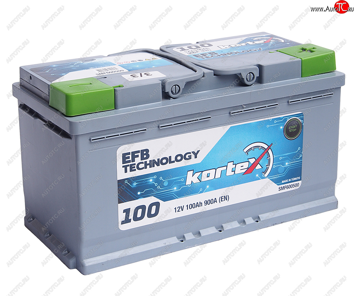 18 999 р. Аккумулятор KORTEX EFB 100Ач обратная полярность KORTEX 6ст100(0) smf600500  с доставкой в г. Керчь