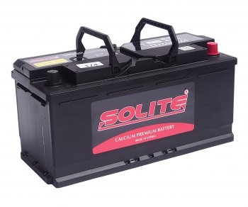 15 699 р. Аккумулятор SOLITE 110Ач обратная полярность SOLITE 6ст110(0) cmf 61042  с доставкой в г. Керчь. Увеличить фотографию 1