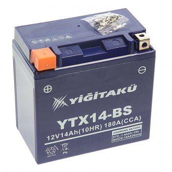 5 299 р. Аккумулятор YIGITAKU MOTO GEL 14А/ч MACPOWER 6ст14 ytx14-bs(mf) MACPOWER 6ст14 ytx14-bs(mf)  с доставкой в г. Керчь. Увеличить фотографию 1