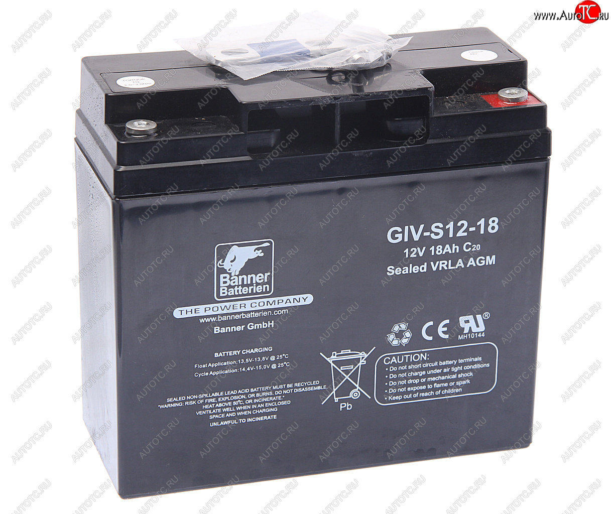 7 199 р. Аккумулятор BANNER GIV-S 18Ач BANNER 6ст18 giv-s 12-18  с доставкой в г. Керчь